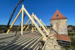 Figure 25: Charpente d'un chateau, Mailleroncourt Charette (70)