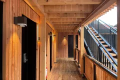 Figure 33: Terrasse et bardage Hotel Spa, Ribeauvillé (68)