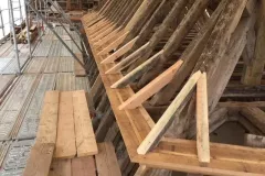 Figure 11: Travaux de charpente, Chateau de la Petite Pierre (67)